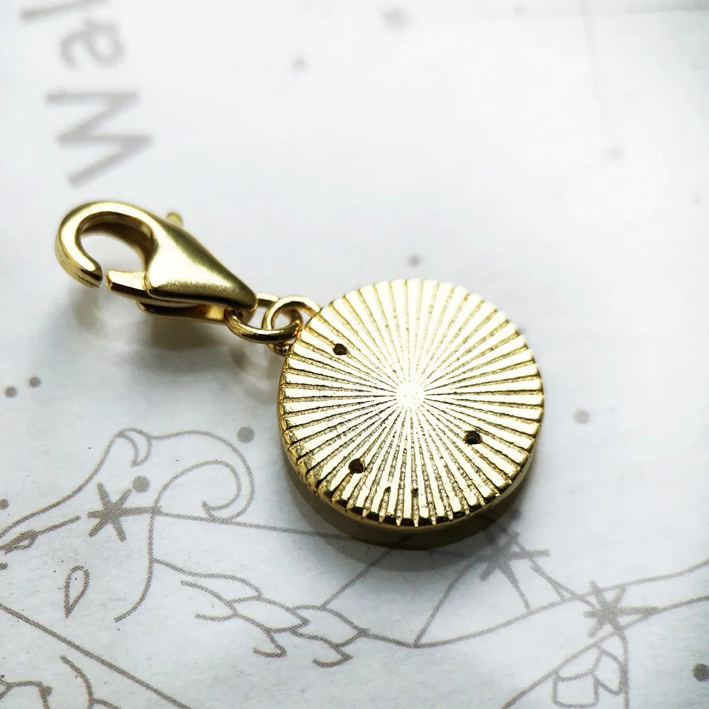 Golden Lucky Coin Charm