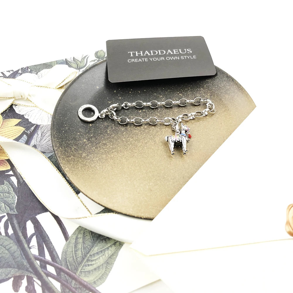 Alpaca Llama Link Bracelet