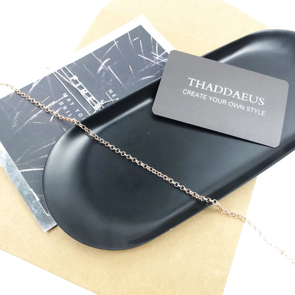 Rose Gold Tight Wrap Necklace