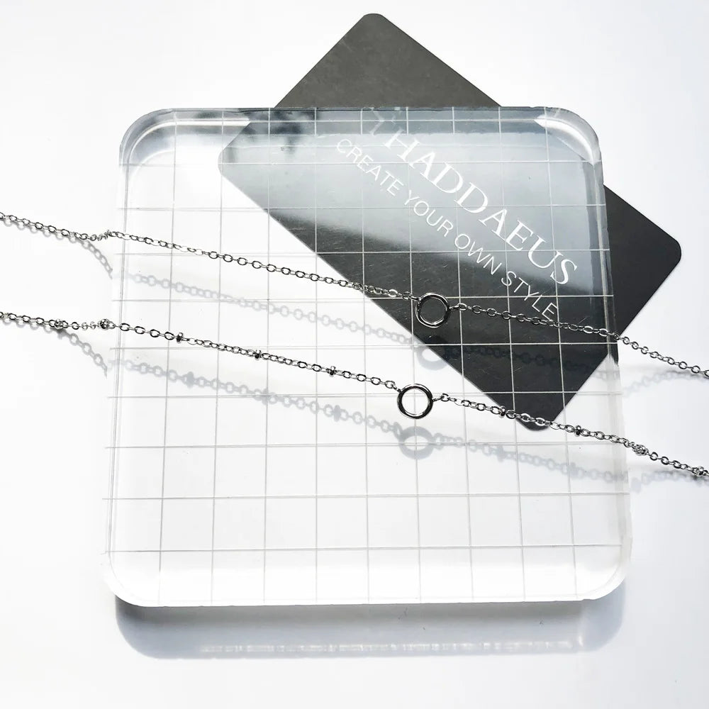Double Hoop Necklace
