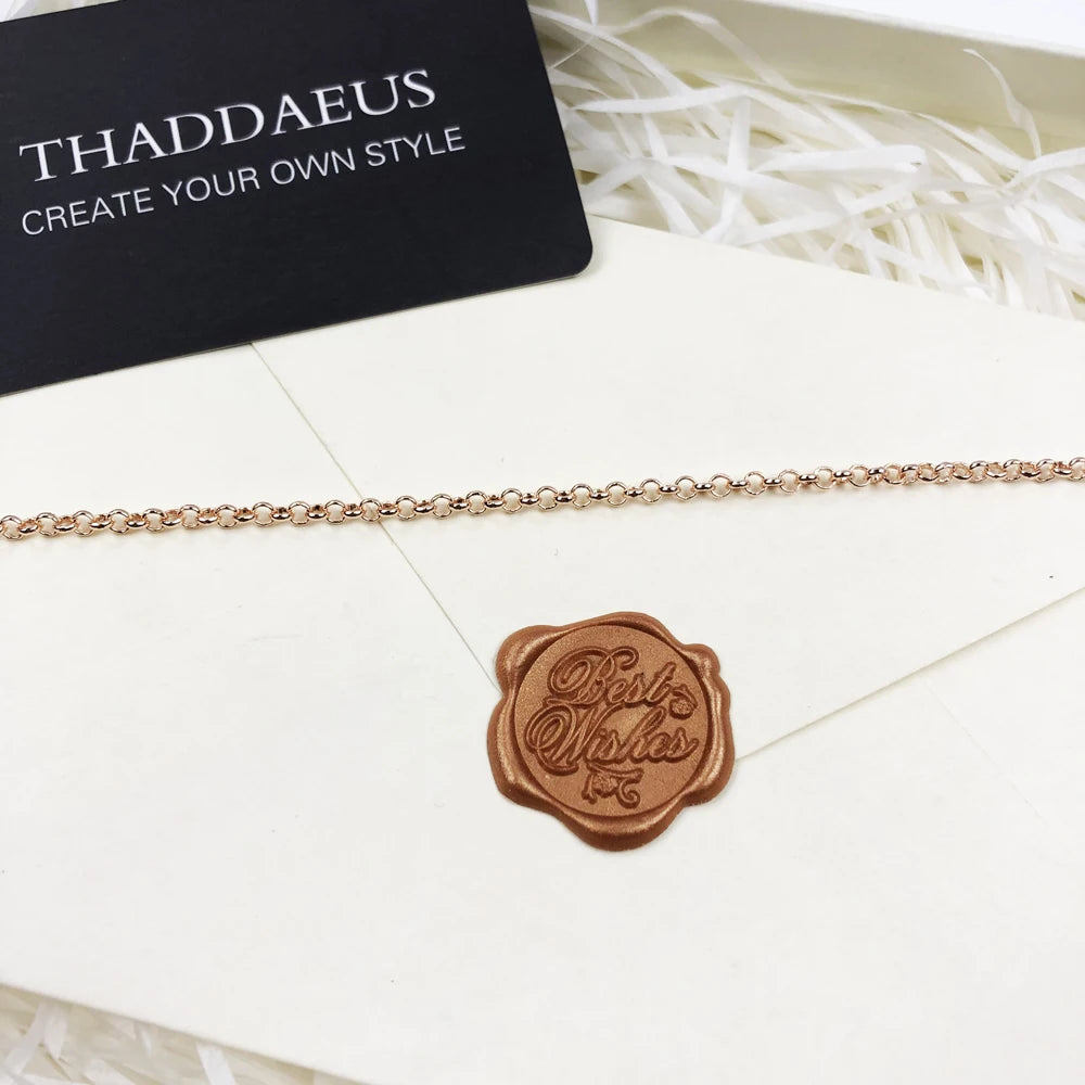 Rose Gold Tight Wrap Necklace