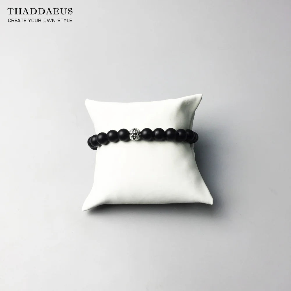 Karma Matte Bead Bracelet