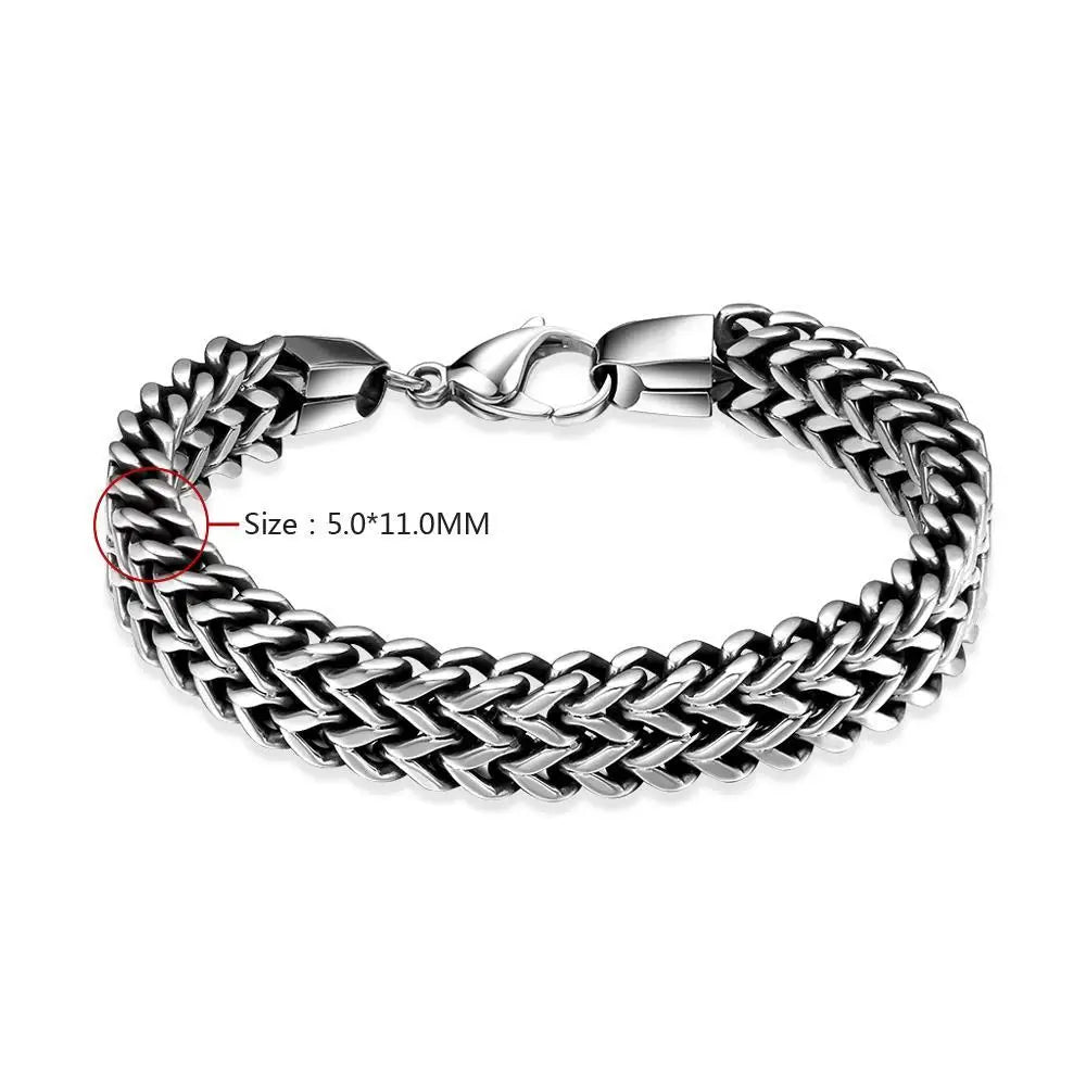 Stainless Steel Forever Braided Bracelet