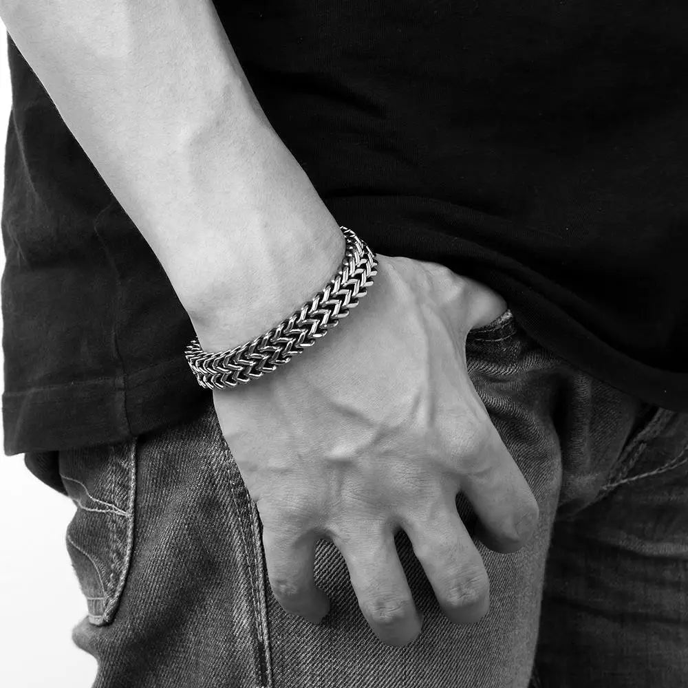 Stainless Steel Forever Braided Bracelet