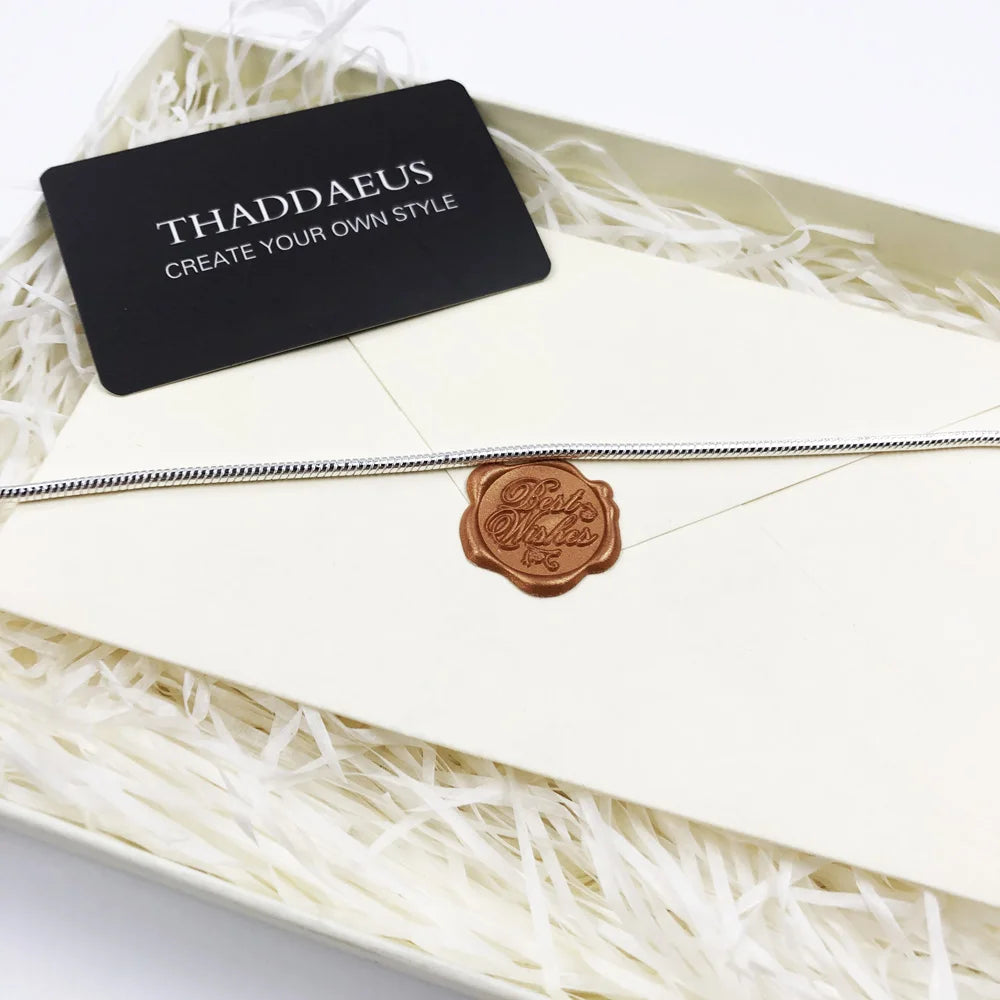 Snake Charm Bead Necklace