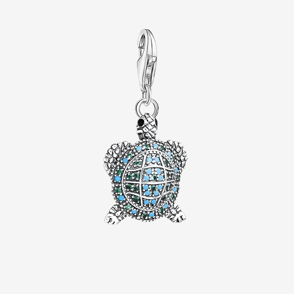 Blue Turtle Charm