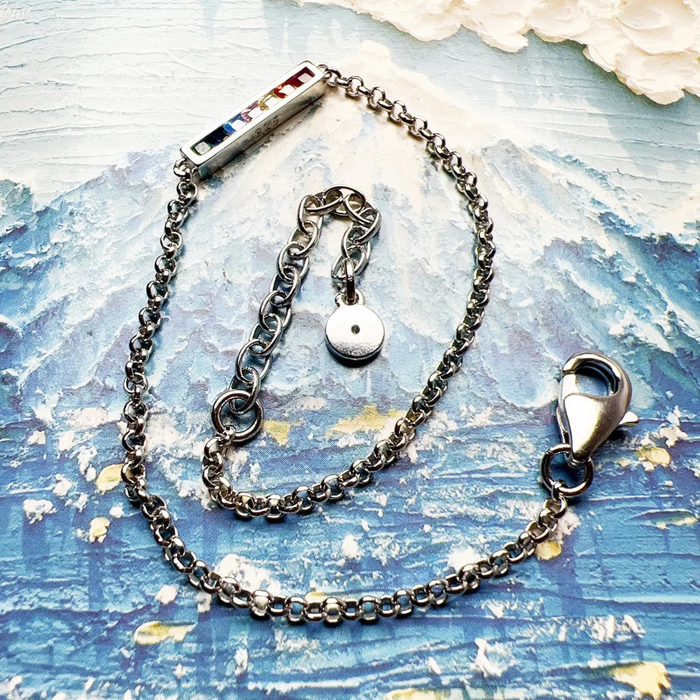 Rainbow Clasp Bracelet