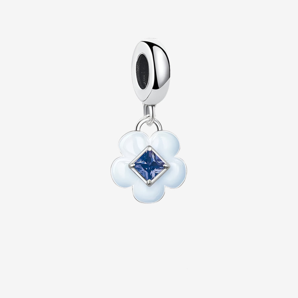 Blue Flower Charm