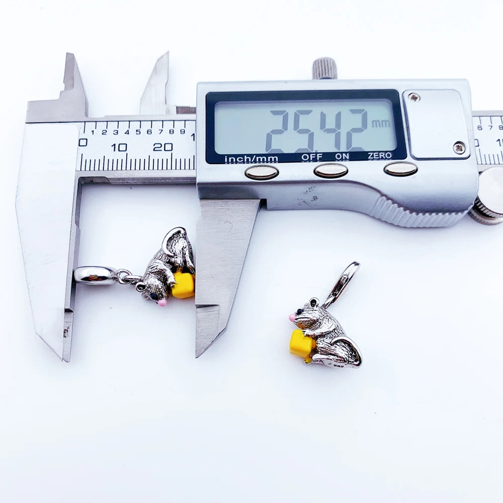 Mouse & Cheese Charm