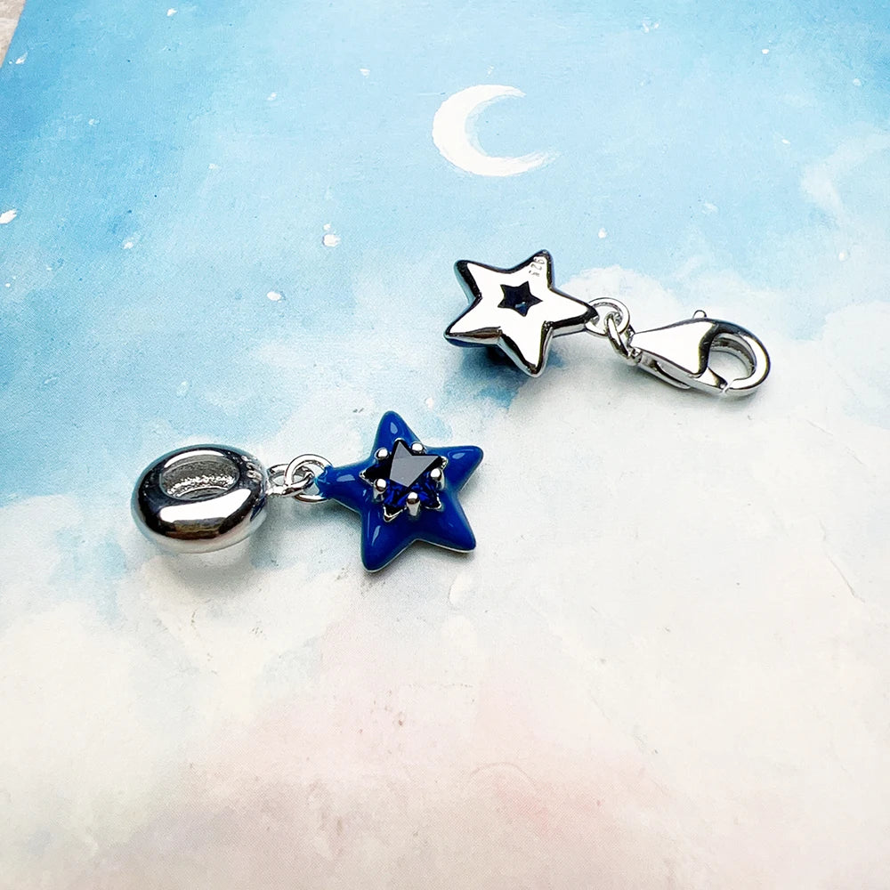 Blue Star Charm