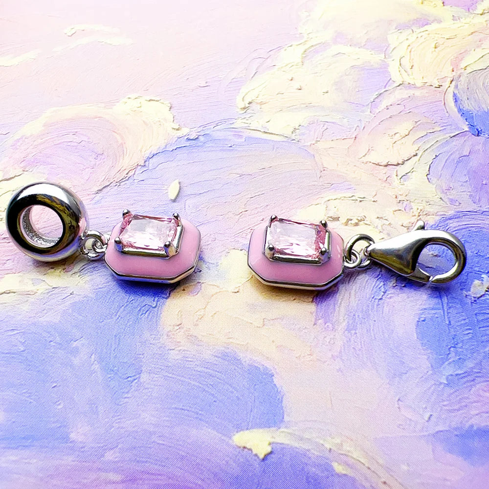Pink Stone Charm
