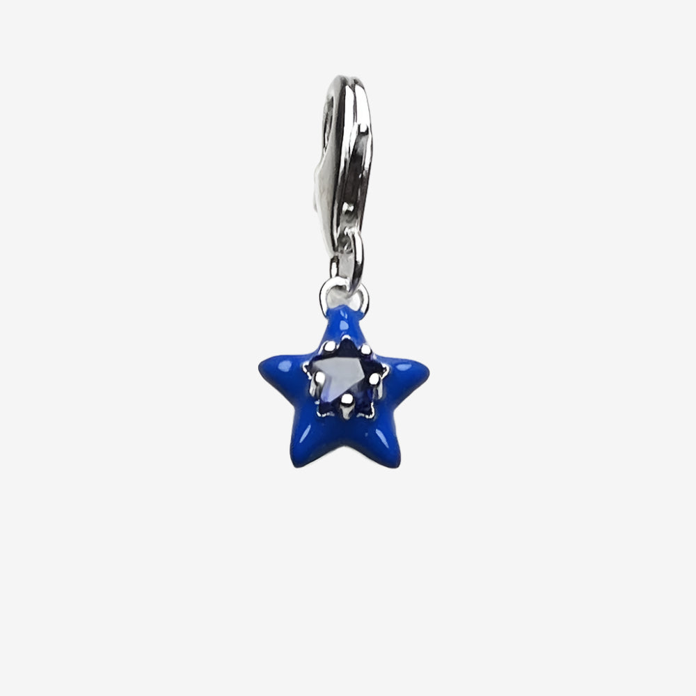 Blue Star Charm