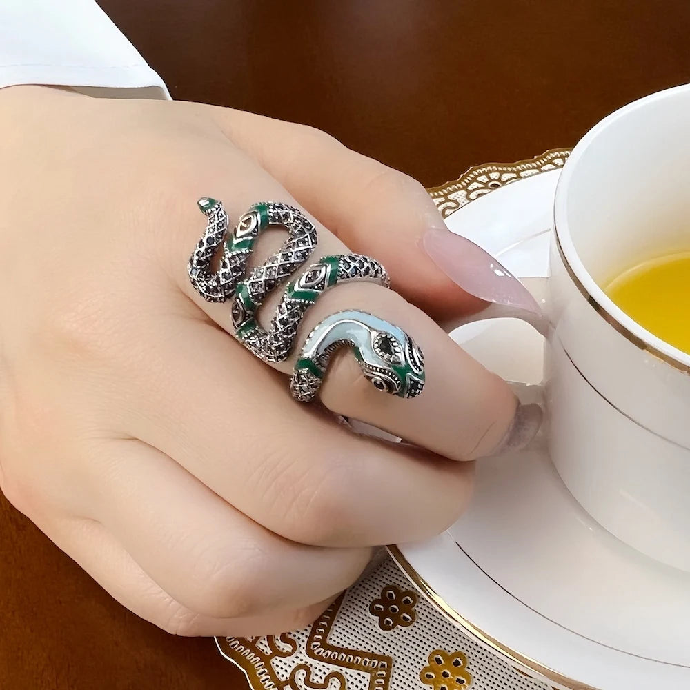 Bohemia Adjustable Snake Ring