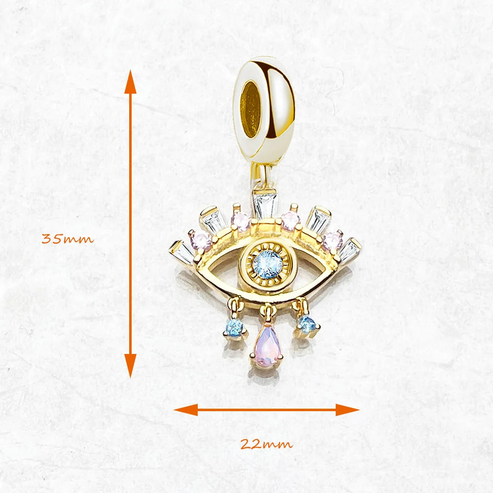 Golden Candy Eye Charm