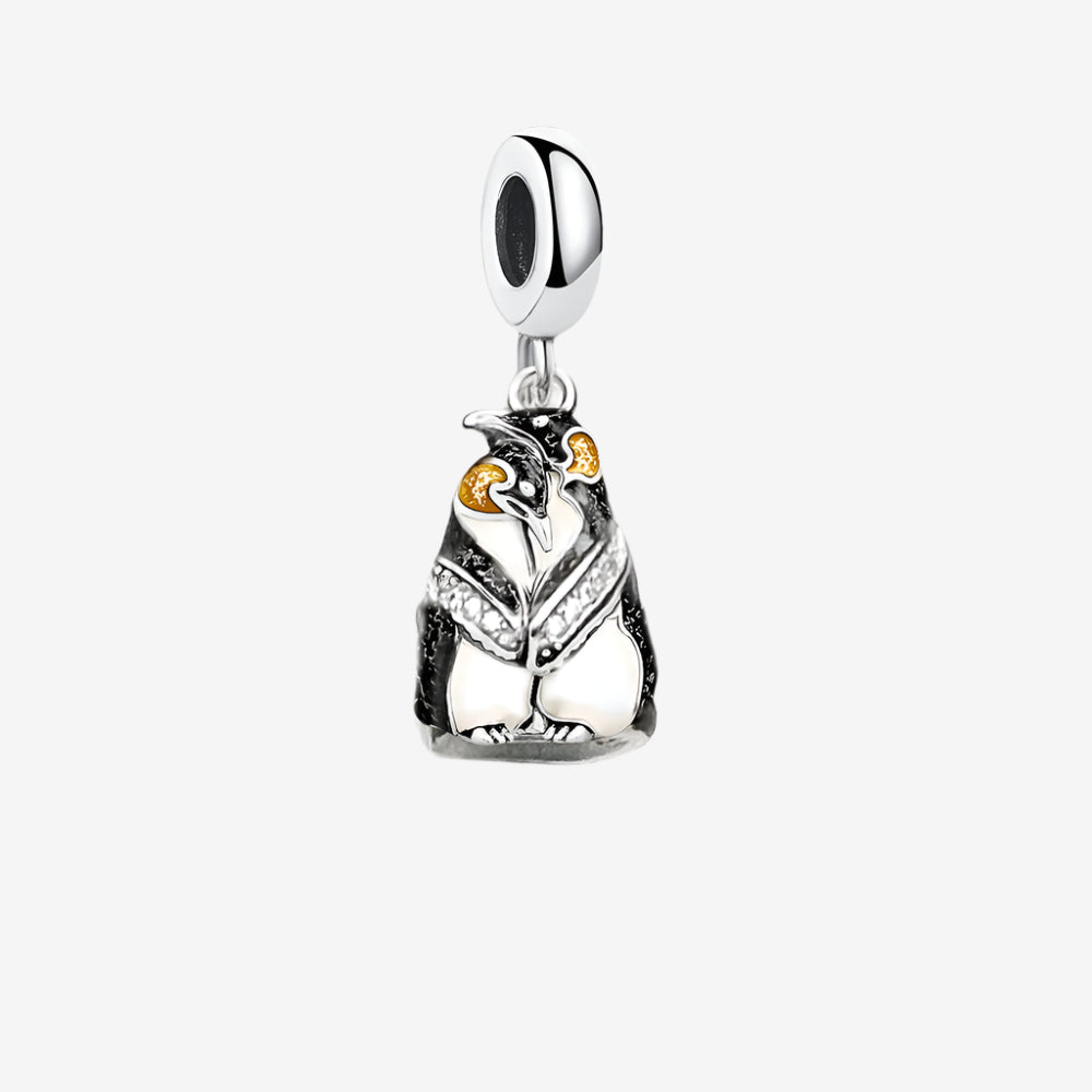 Emperor Penguin Couple Charm