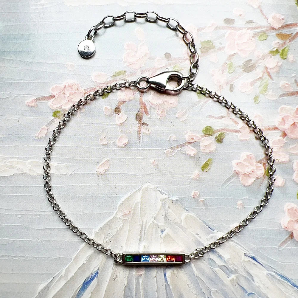 Rainbow Clasp Bracelet