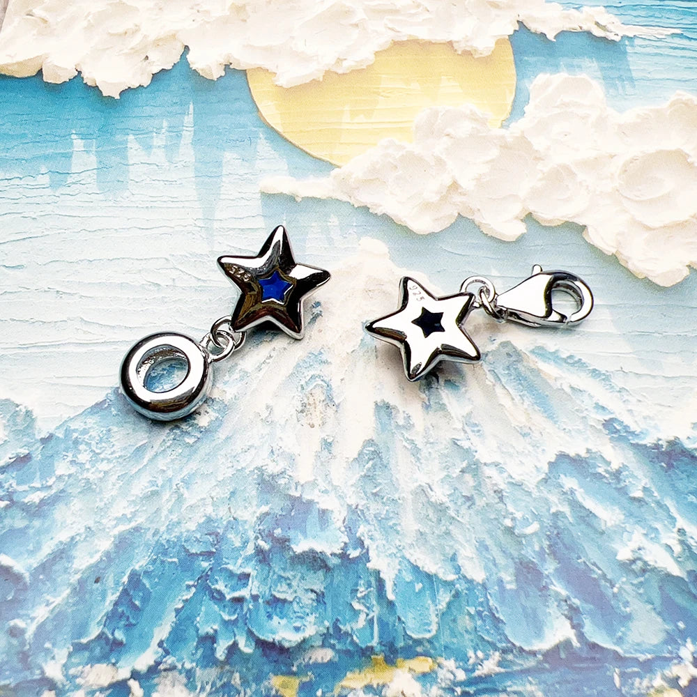 Blue Star Charm
