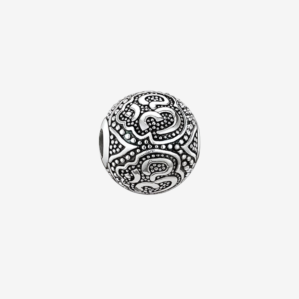 Paved Buddha Charm Bead