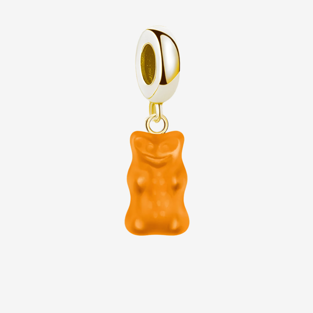Gold Gummy Bear Charm