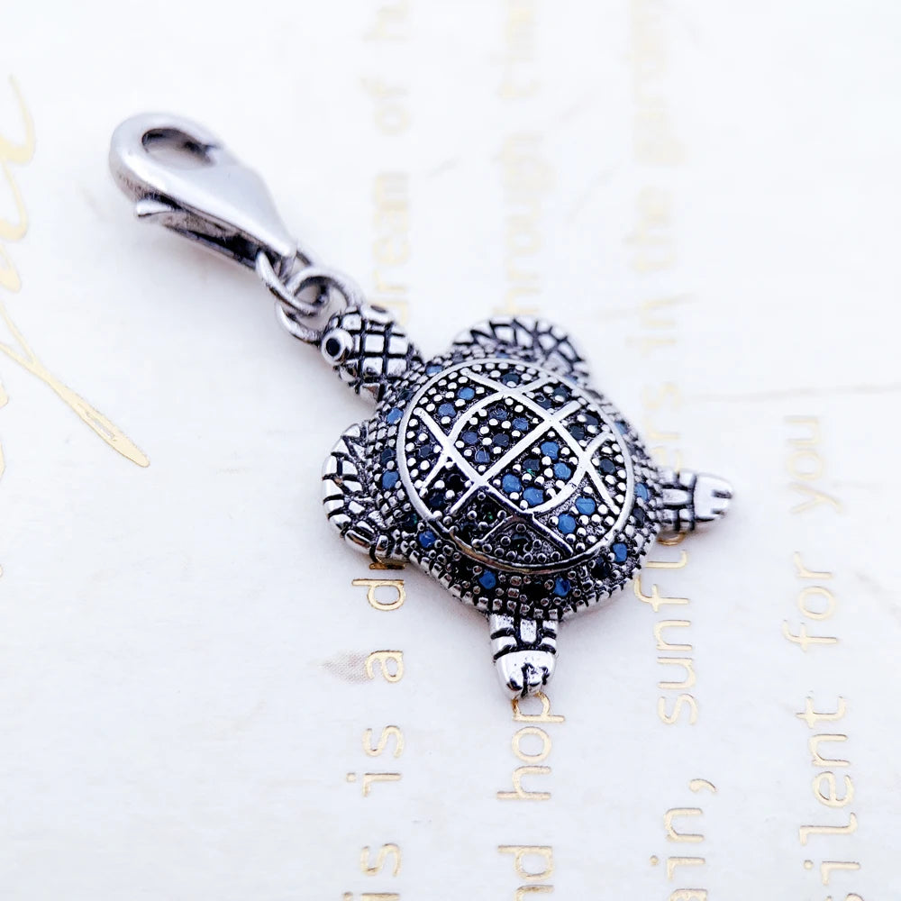 Blue Turtle Charm