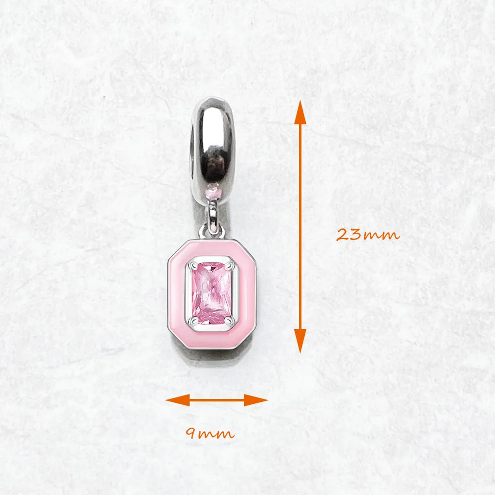 Pink Stone Charm