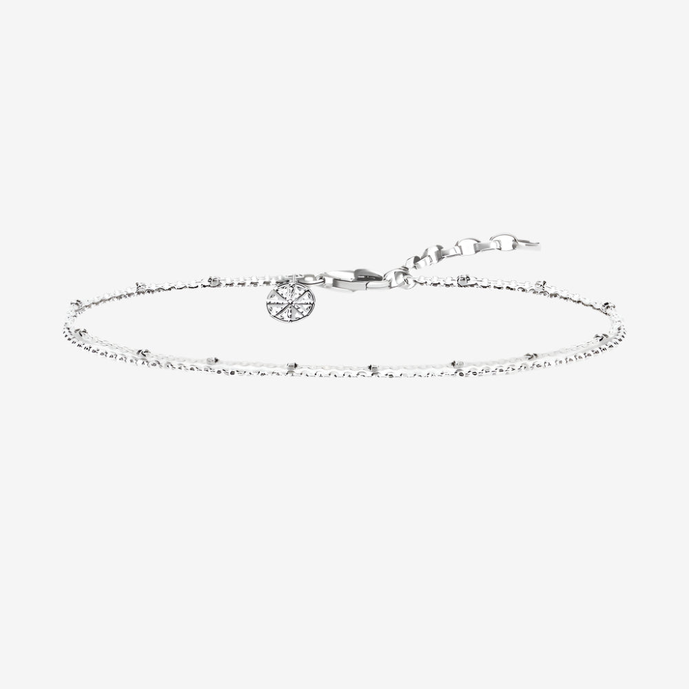 Wheel Wire Chain Charm Uni-Bracelet