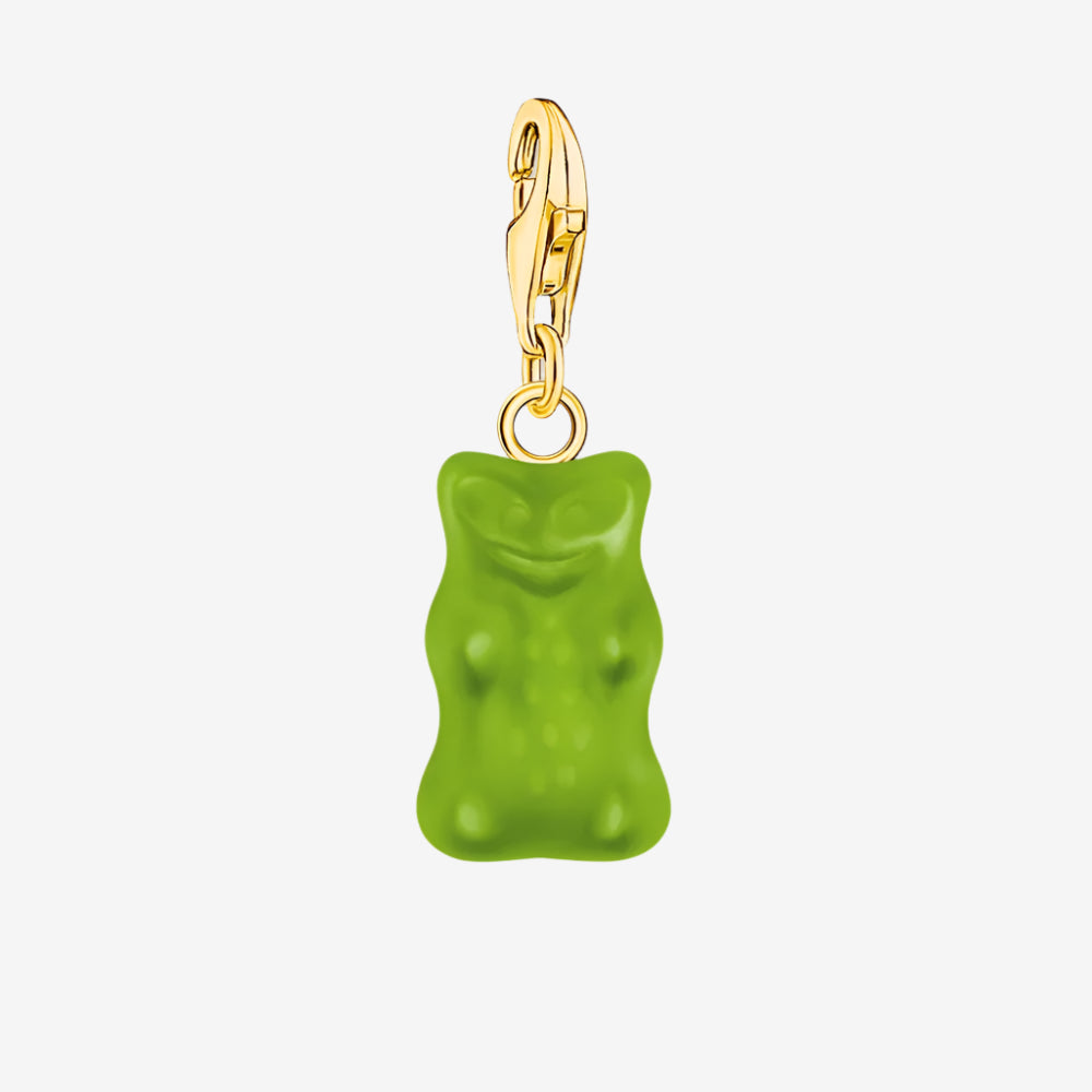 Gold Gummy Bear Charm