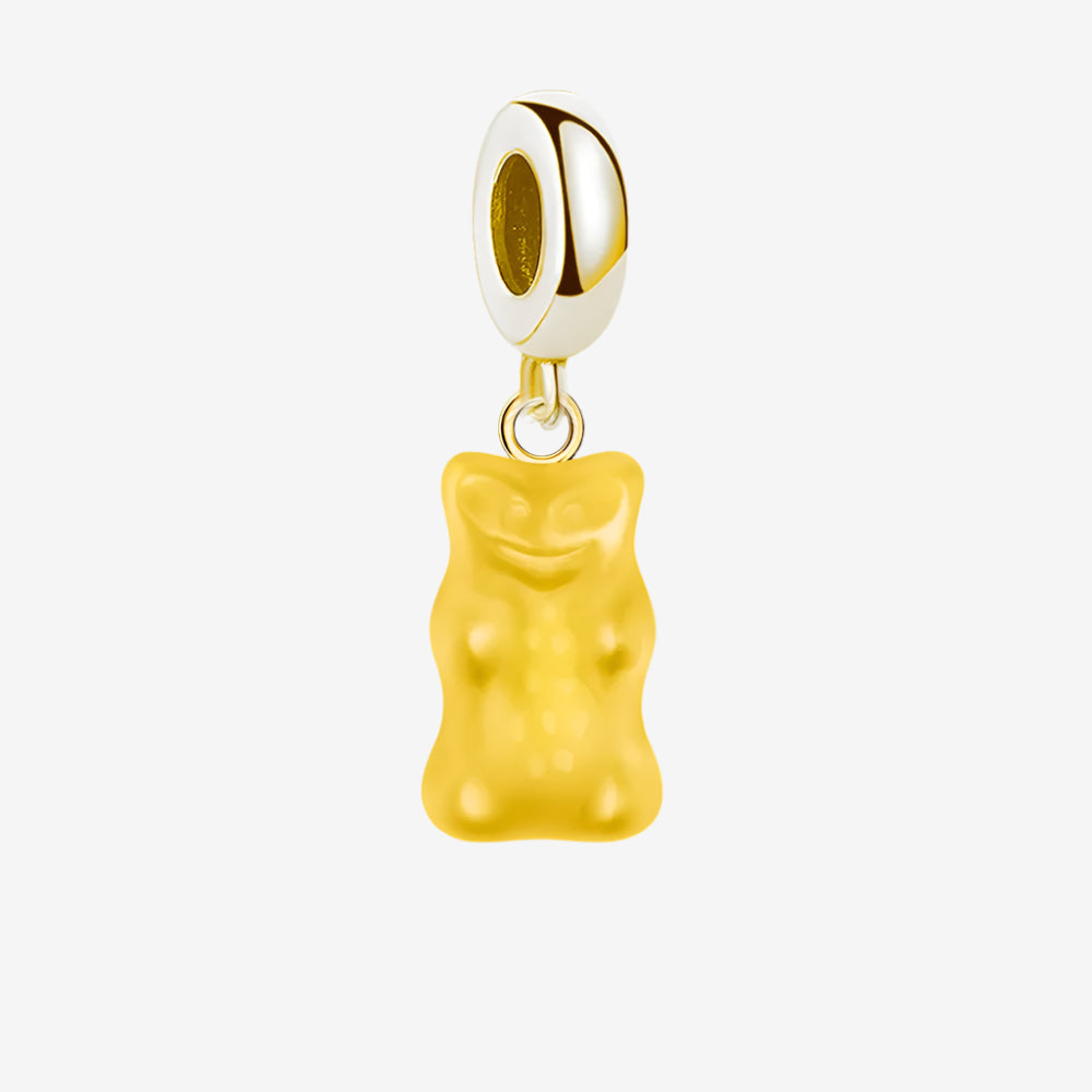 Gold Gummy Bear Charm