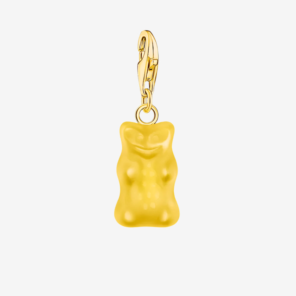 Gold Gummy Bear Charm