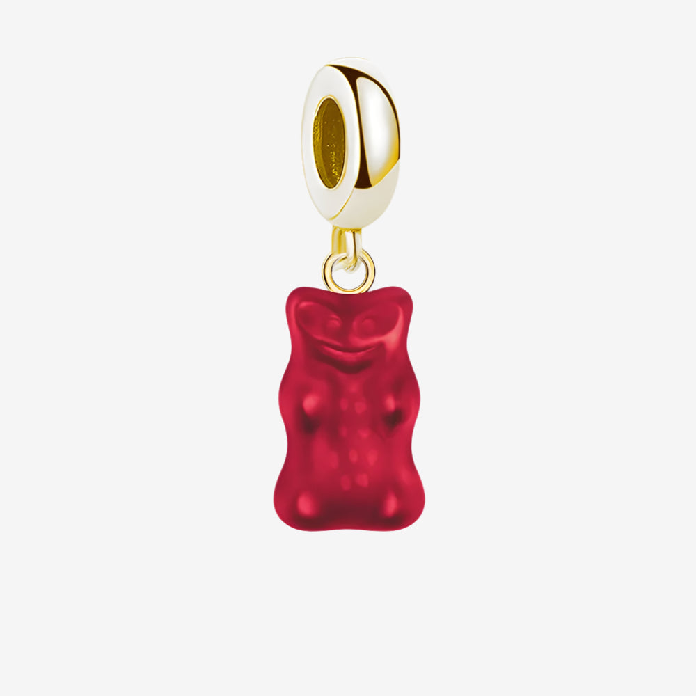Gold Gummy Bear Charm
