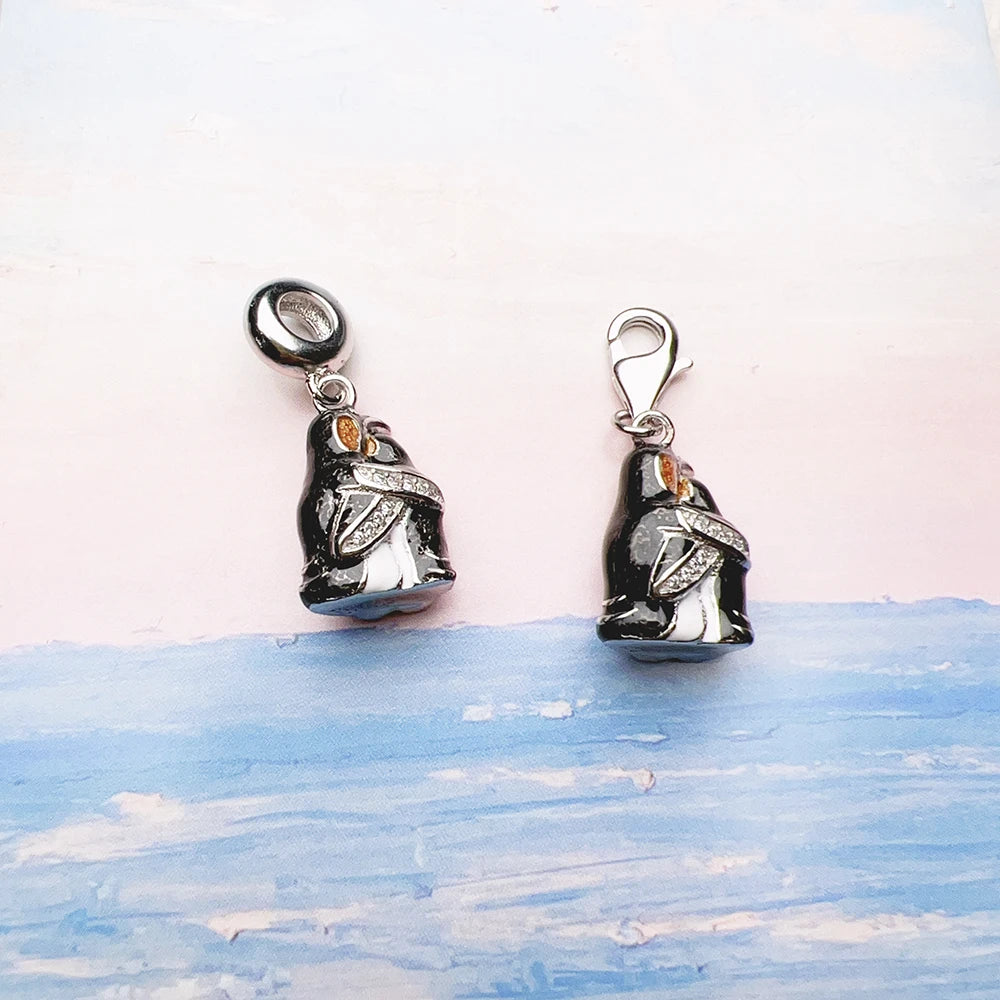 Emperor Penguin Couple Charm