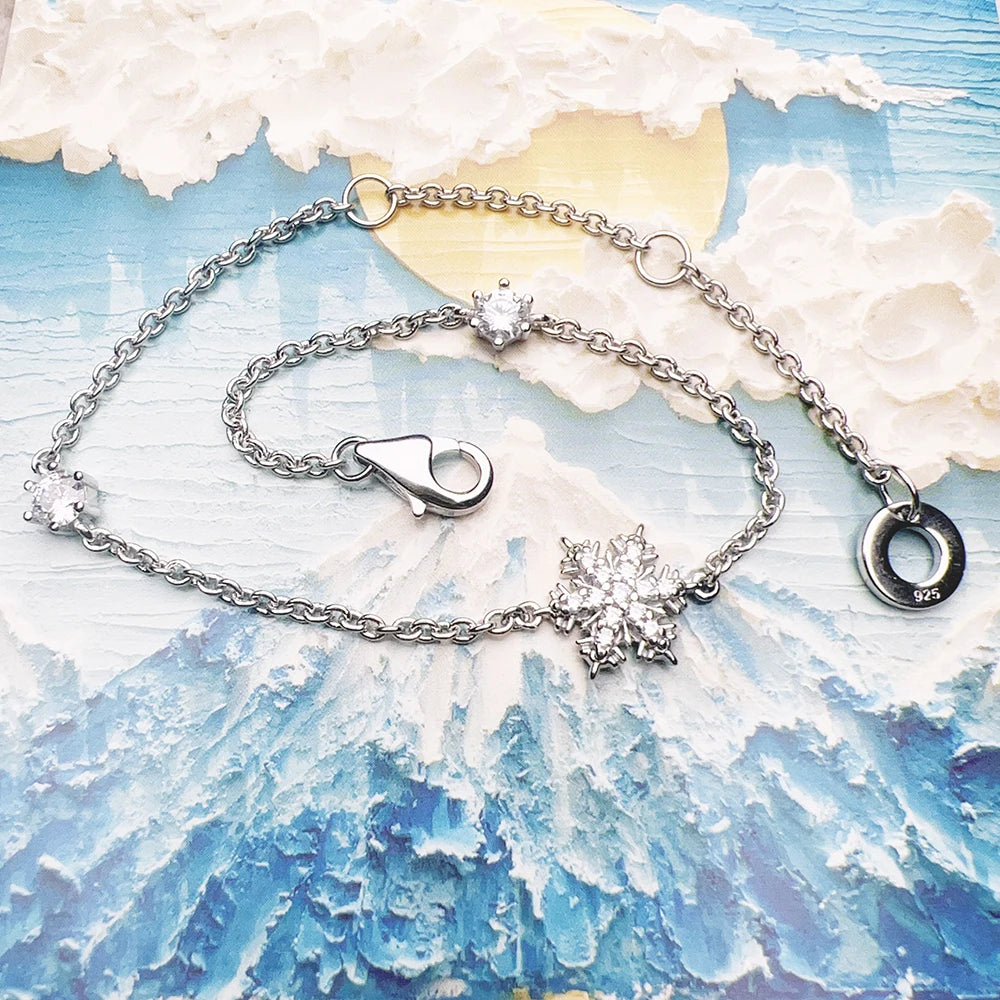 Snowflake Link Bracelet