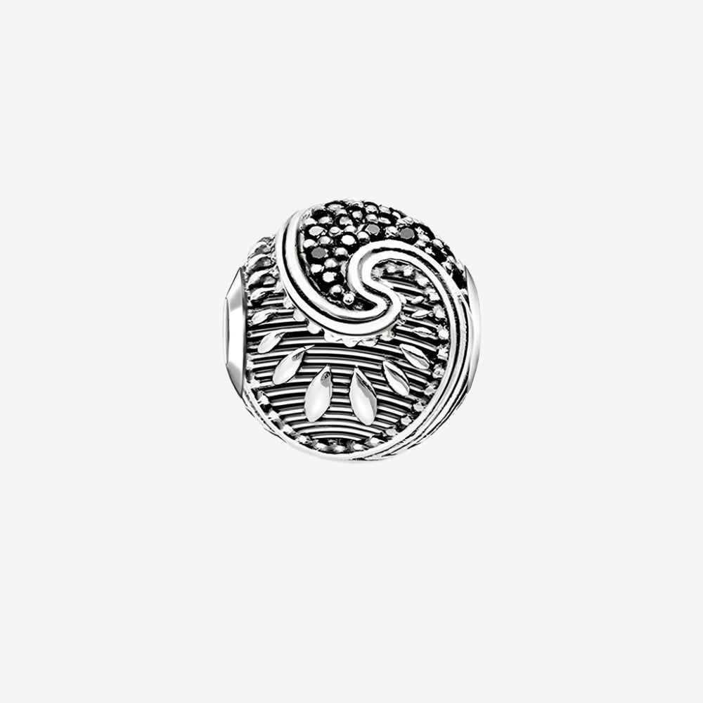 Maori Swirl Charm Bead