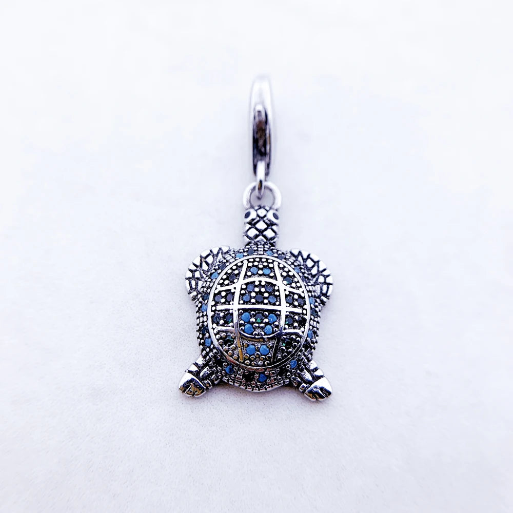 Blue Turtle Charm