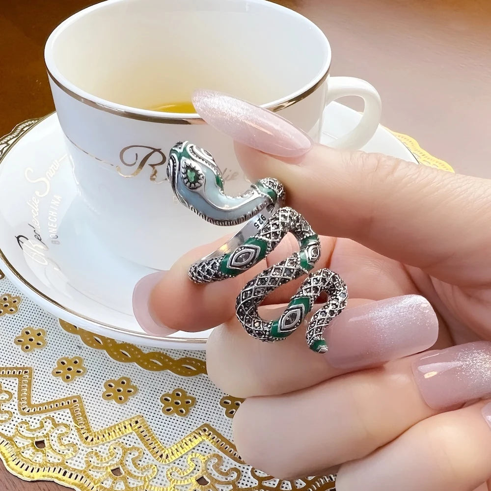 Bohemia Adjustable Snake Ring