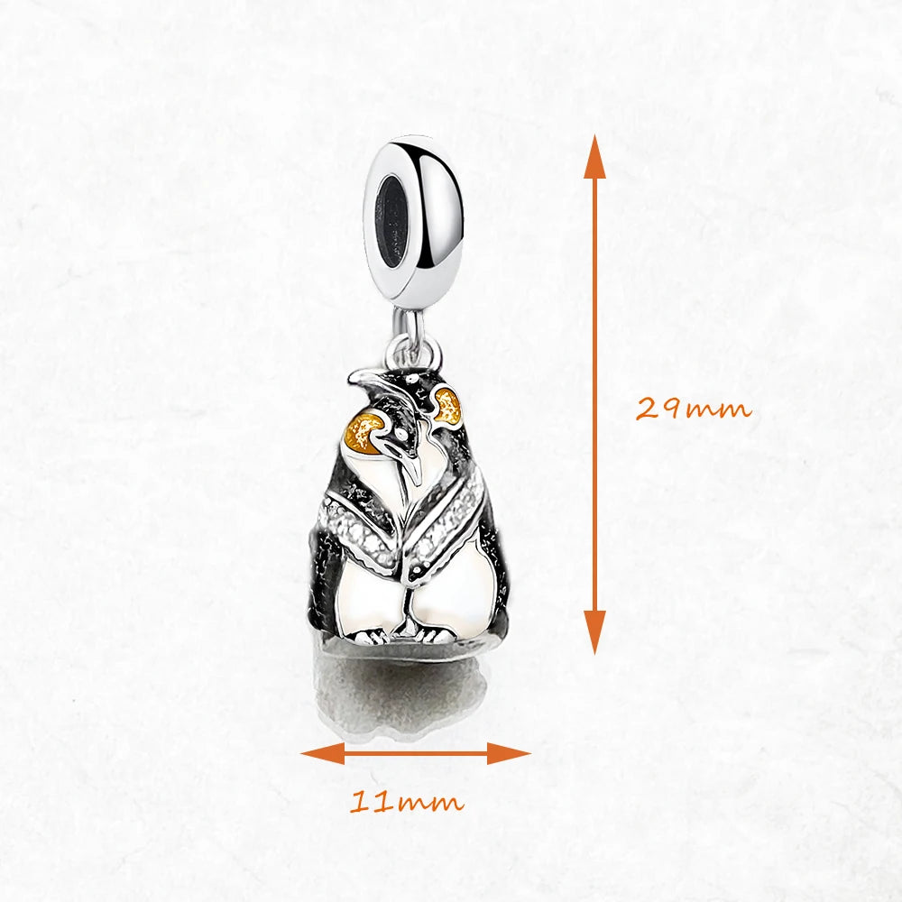 Emperor Penguin Couple Charm