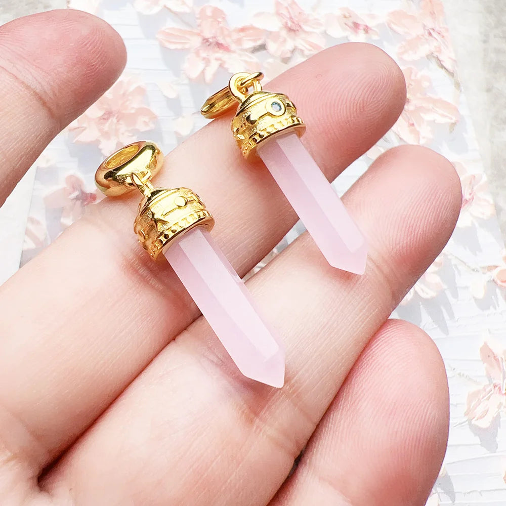 Rose Quartz Charm