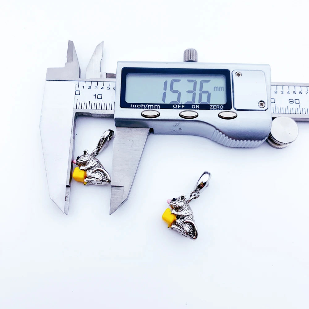 Mouse & Cheese Charm
