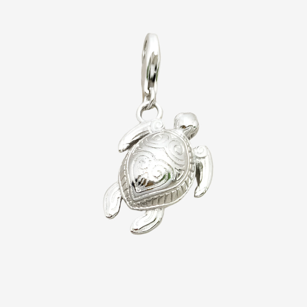 Chrome Tortoise Charm