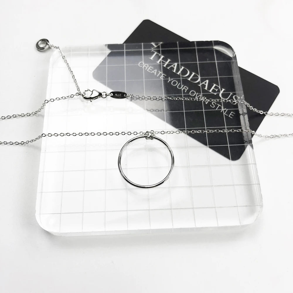 Jumbo Hoop Necklace