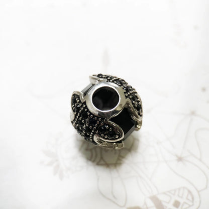 Black Lotus Charm Bead