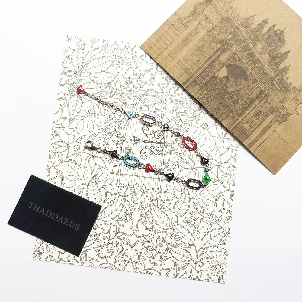 Ornament Link Chain Bracelet