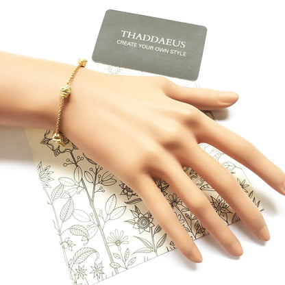 Gold Skeleton Bracelet