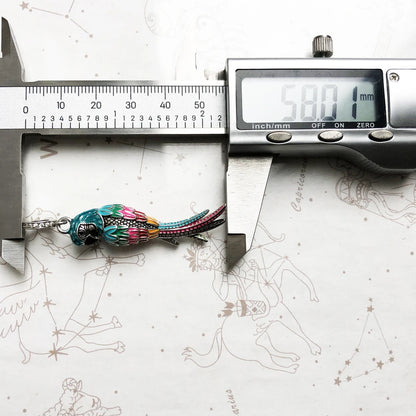Rainbow Parrot Charm