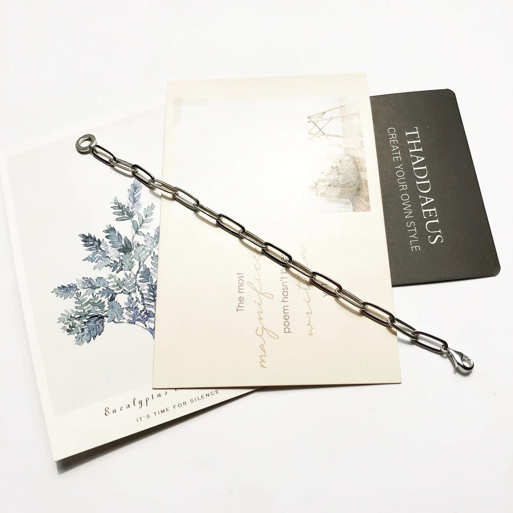 Link Clasp Charm Bracelet