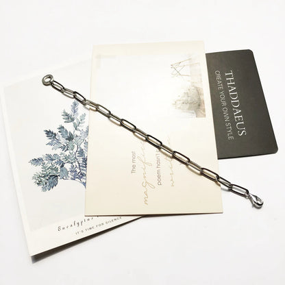 Link Clasp Charm Bracelet