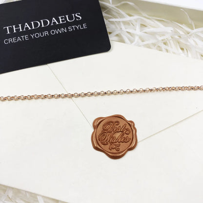 Rose Gold Tight Wrap Necklace
