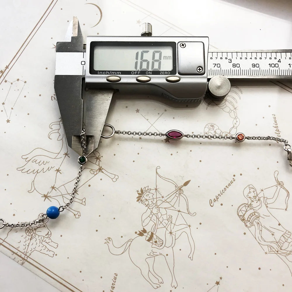 Galaxy Charm Link Bracelet