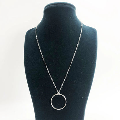 Jumbo Hoop Necklace