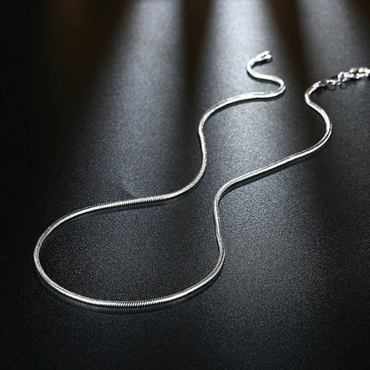 Snake Charm Bead Necklace